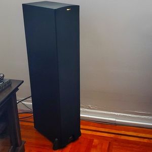 3 front home theater Klipsh speakers (left, center, right)